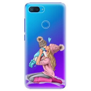 Plastové pouzdro iSaprio - Kissing Mom - Blond and Boy - Xiaomi Mi 8 Lite