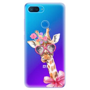 Odolné silikonové pouzdro iSaprio - Lady Giraffe - Xiaomi Mi 8 Lite