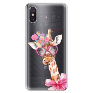 Odolné silikonové pouzdro iSaprio - Lady Giraffe - Xiaomi Mi 8 Pro