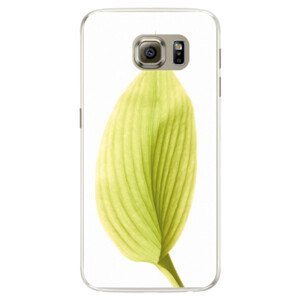 Silikonové pouzdro iSaprio - Green Leaf - Samsung Galaxy S6 Edge