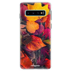 Plastové pouzdro iSaprio - Autumn Leaves 03 - Samsung Galaxy S10