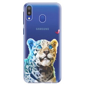 Plastové pouzdro iSaprio - Leopard With Butterfly - Samsung Galaxy M20