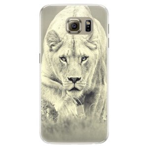 Silikonové pouzdro iSaprio - Lioness 01 - Samsung Galaxy S6