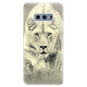 Odolné silikonové pouzdro iSaprio - Lioness 01 - Samsung Galaxy S10e