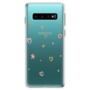 Plastové pouzdro iSaprio - Lovely Pattern - Samsung Galaxy S10