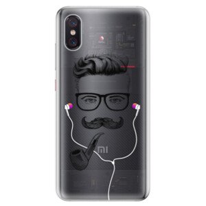 Odolné silikonové pouzdro iSaprio - Man With Headphones 01 - Xiaomi Mi 8 Pro