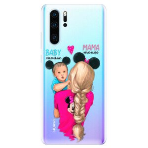 Odolné silikonové pouzdro iSaprio - Mama Mouse Blonde and Boy - Huawei P30 Pro