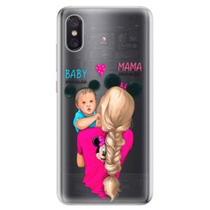 Odolné silikonové pouzdro iSaprio - Mama Mouse Blonde and Boy - Xiaomi Mi 8 Pro