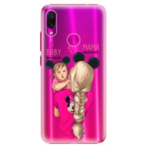 Plastové pouzdro iSaprio - Mama Mouse Blond and Girl - Xiaomi Redmi Note 7