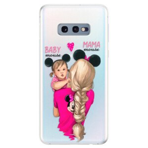 Odolné silikonové pouzdro iSaprio - Mama Mouse Blond and Girl - Samsung Galaxy S10e