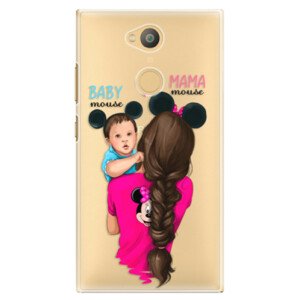 Plastové pouzdro iSaprio - Mama Mouse Brunette and Boy - Sony Xperia L2