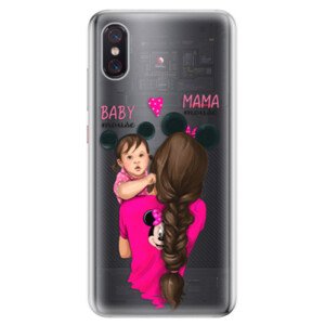 Odolné silikonové pouzdro iSaprio - Mama Mouse Brunette and Girl - Xiaomi Mi 8 Pro