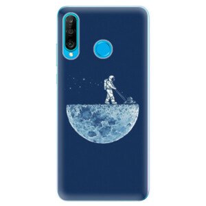 Odolné silikonové pouzdro iSaprio - Moon 01 - Huawei P30 Lite