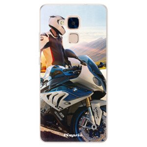 Silikonové pouzdro iSaprio - Motorcycle 10 - Huawei Honor 7 Lite