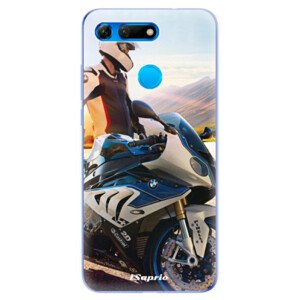 Odolné silikonové pouzdro iSaprio - Motorcycle 10 - Huawei Honor View 20