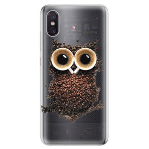 Odolné silikonové pouzdro iSaprio - Owl And Coffee - Xiaomi Mi 8 Pro
