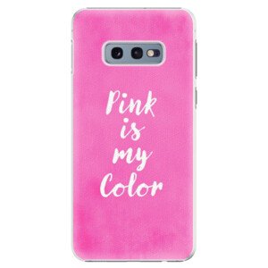 Plastové pouzdro iSaprio - Pink is my color - Samsung Galaxy S10e