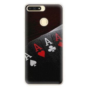 Silikonové pouzdro iSaprio - Poker - Huawei Honor 7A