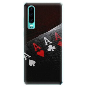 Odolné silikonové pouzdro iSaprio - Poker - Huawei P30