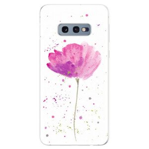 Odolné silikonové pouzdro iSaprio - Poppies - Samsung Galaxy S10e