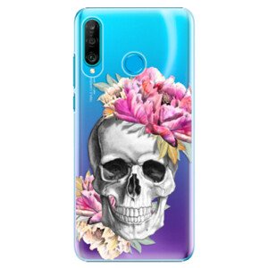 Plastové pouzdro iSaprio - Pretty Skull - Huawei P30 Lite