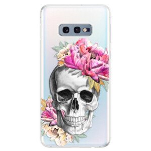Odolné silikonové pouzdro iSaprio - Pretty Skull - Samsung Galaxy S10e