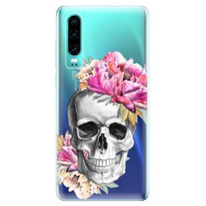 Odolné silikonové pouzdro iSaprio - Pretty Skull - Huawei P30