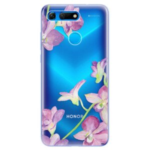 Odolné silikonové pouzdro iSaprio - Purple Orchid - Huawei Honor View 20