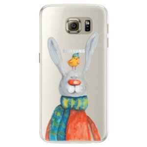Silikonové pouzdro iSaprio - Rabbit And Bird - Samsung Galaxy S6 Edge