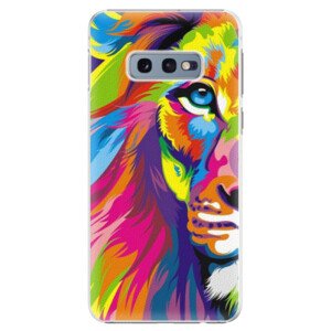 Plastové pouzdro iSaprio - Rainbow Lion - Samsung Galaxy S10e