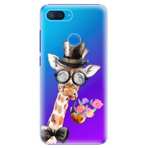 Plastové pouzdro iSaprio - Sir Giraffe - Xiaomi Mi 8 Lite