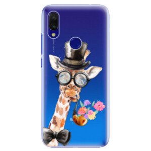 Plastové pouzdro iSaprio - Sir Giraffe - Xiaomi Redmi 7