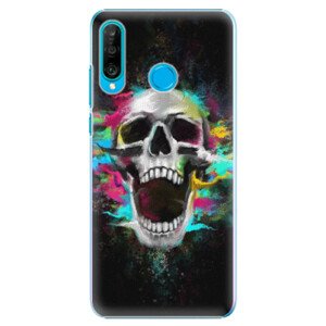 Plastové pouzdro iSaprio - Skull in Colors - Huawei P30 Lite