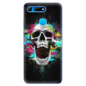 Odolné silikonové pouzdro iSaprio - Skull in Colors - Huawei Honor View 20