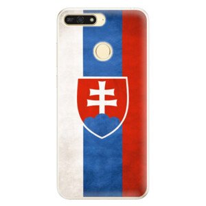 Silikonové pouzdro iSaprio - Slovakia Flag - Huawei Honor 7A