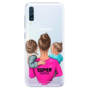 Plastové pouzdro iSaprio - Super Mama - Boy and Girl - Samsung Galaxy A50