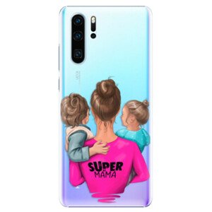 Plastové pouzdro iSaprio - Super Mama - Boy and Girl - Huawei P30 Pro