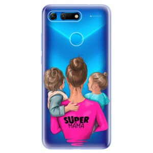 Odolné silikonové pouzdro iSaprio - Super Mama - Boy and Girl - Huawei Honor View 20