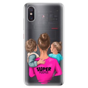 Odolné silikonové pouzdro iSaprio - Super Mama - Boy and Girl - Xiaomi Mi 8 Pro