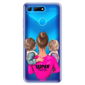 Odolné silikonové pouzdro iSaprio - Super Mama - Two Boys - Huawei Honor View 20
