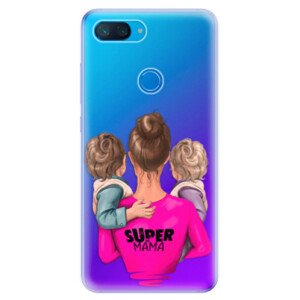 Odolné silikonové pouzdro iSaprio - Super Mama - Two Boys - Xiaomi Mi 8 Lite