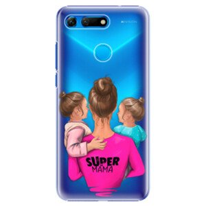 Plastové pouzdro iSaprio - Super Mama - Two Girls - Huawei Honor View 20
