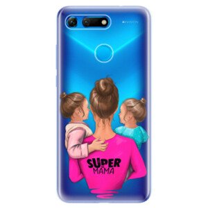 Odolné silikonové pouzdro iSaprio - Super Mama - Two Girls - Huawei Honor View 20