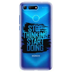 Plastové pouzdro iSaprio - Start Doing - black - Huawei Honor View 20