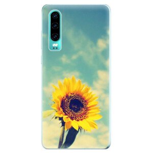Odolné silikonové pouzdro iSaprio - Sunflower 01 - Huawei P30
