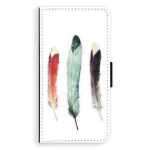 Flipové pouzdro iSaprio - Three Feathers - iPhone XS Max
