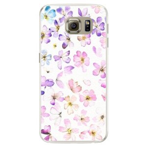 Silikonové pouzdro iSaprio - Wildflowers - Samsung Galaxy S6 Edge