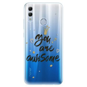 Odolné silikonové pouzdro iSaprio - You Are Awesome - black - Huawei Honor 10 Lite