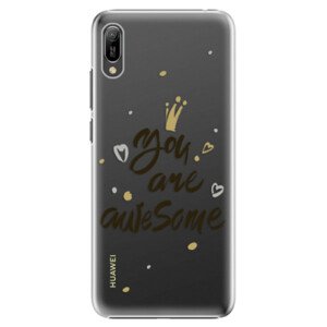 Plastové pouzdro iSaprio - You Are Awesome - black - Huawei Y6 2019