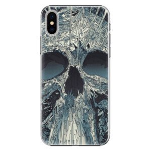 Plastové pouzdro iSaprio - Abstract Skull - iPhone X